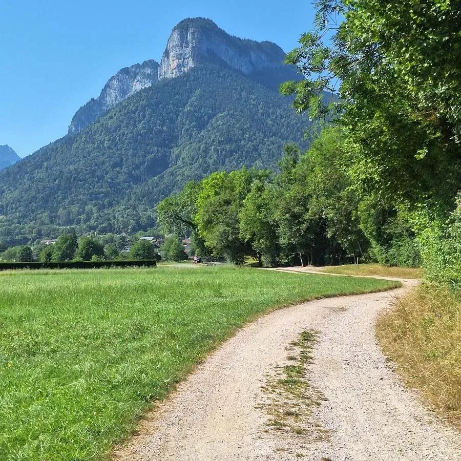 Bout du lac - chemin gravel bord du lac Annecy