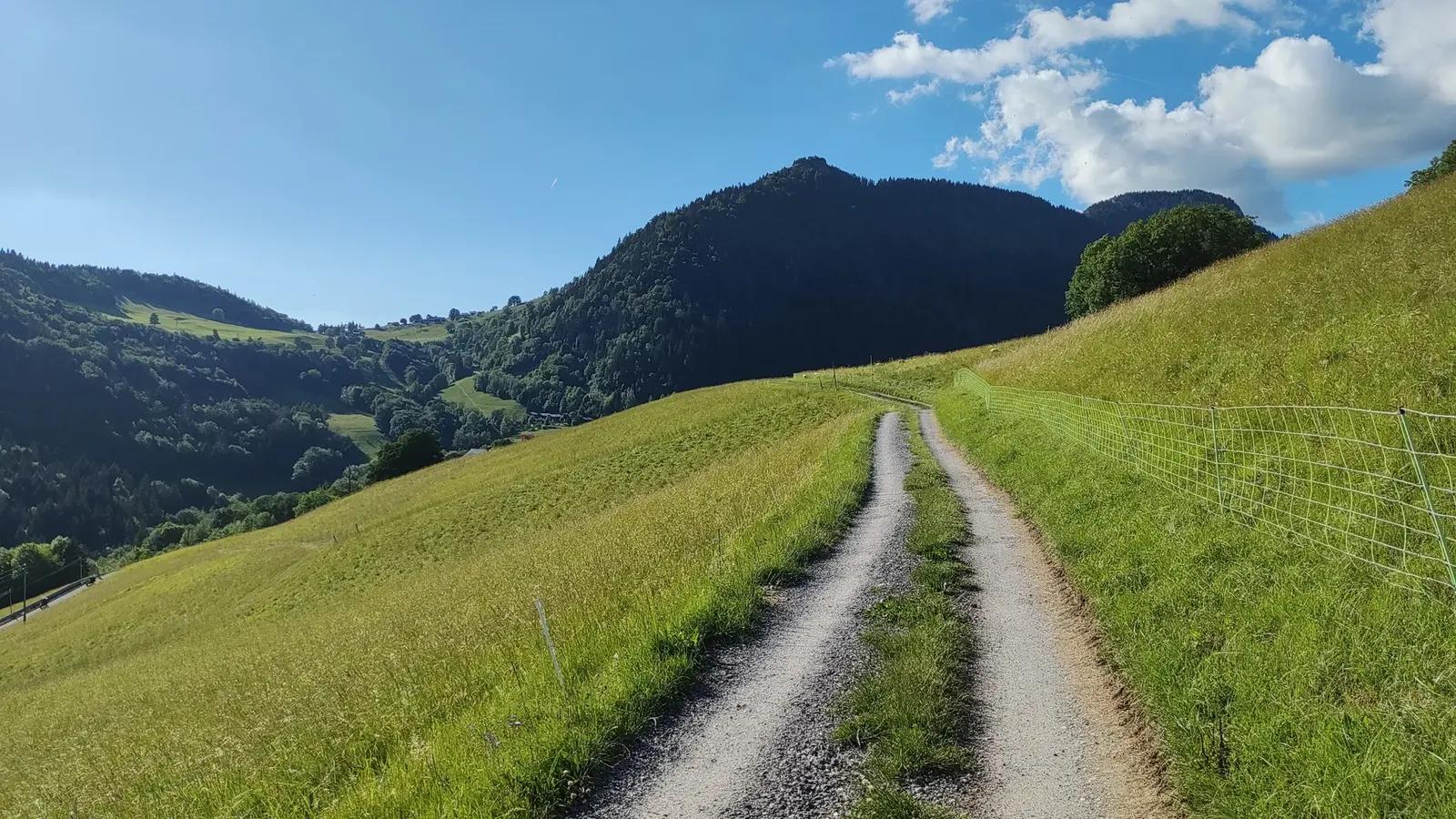 Col de la Forclaz - chemin gravel Talloires